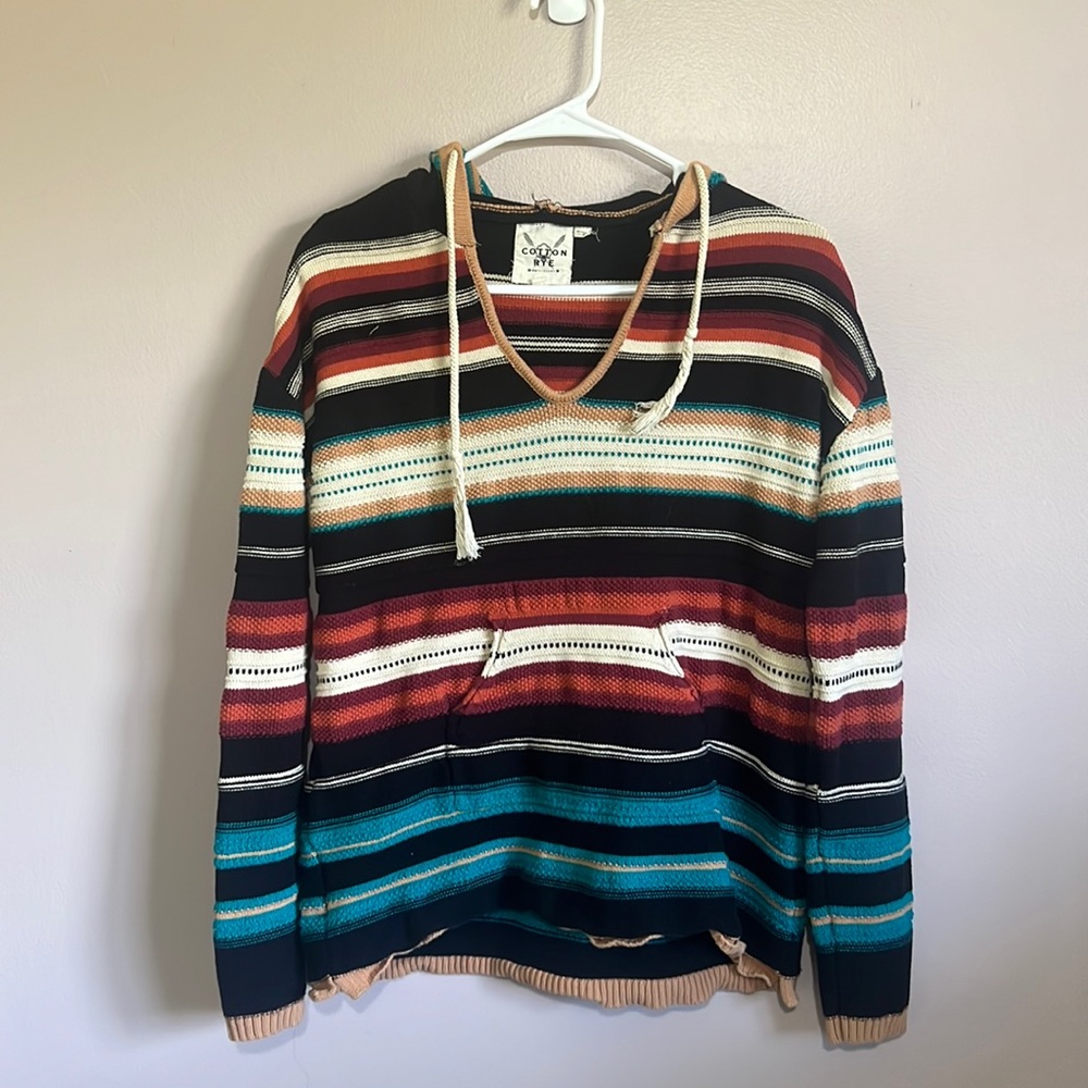Sale 5 for $20. Cotton & Rye Poncho Style Sweater